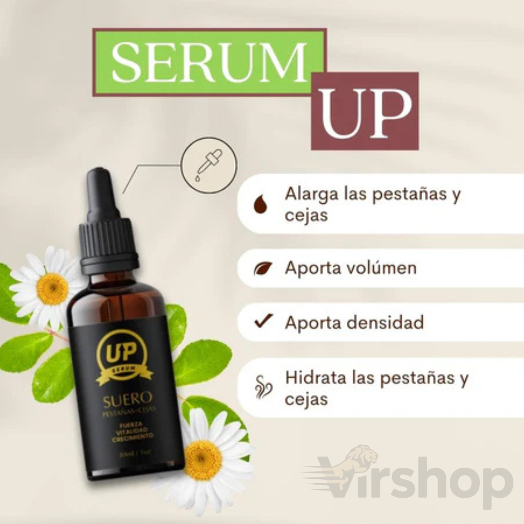 SERUM UP – POTENCIA EL CRECIMIENTO NATURAL DE CEJAS – PESTAÑAS
