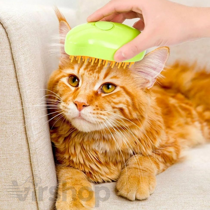 Cepillo de Vapor Eléctrico para Mascotas